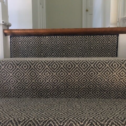 Stair runner installed in Broomall, PA